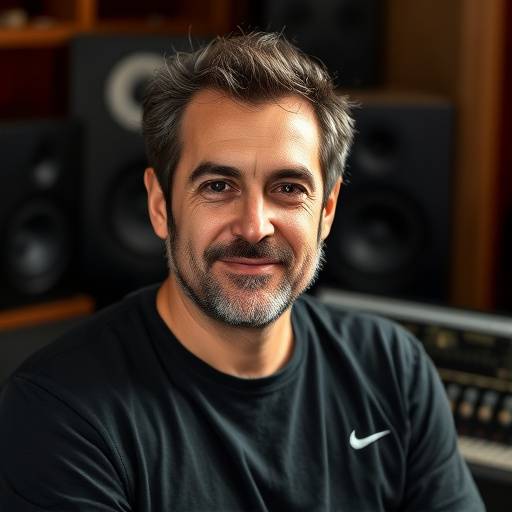 Foto ritratto di Marco Ferrari, ingegnere del suono di Onda Sonora Studio